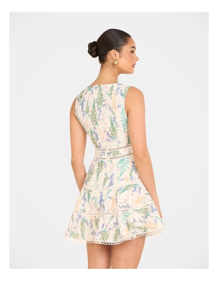 Symons Sleeveless Mini Dress in Pink image 2