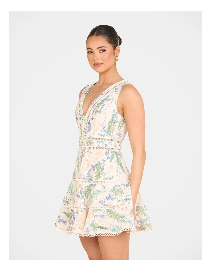 Symons Sleeveless Mini Dress in Pink image 3