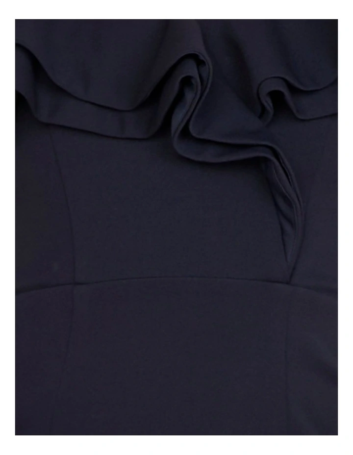 Izabel Double Ruffle Gown in Blue image 6