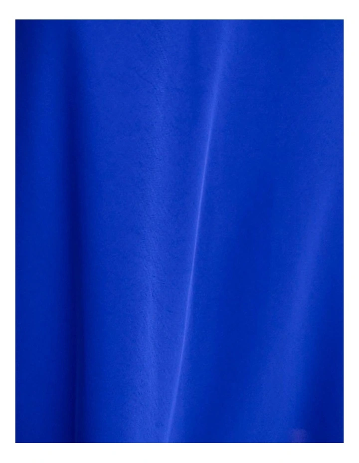 Kyler Asymmetric Neck Dress in Cobalt image 6