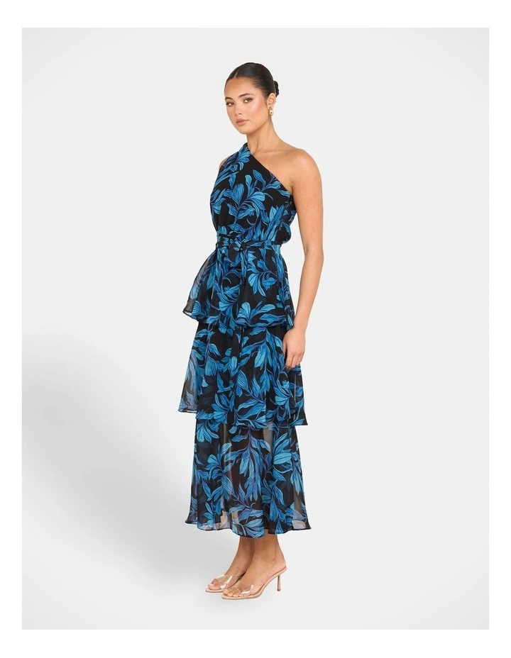 Koula One Shoulder Maxi Dress in Print image 3