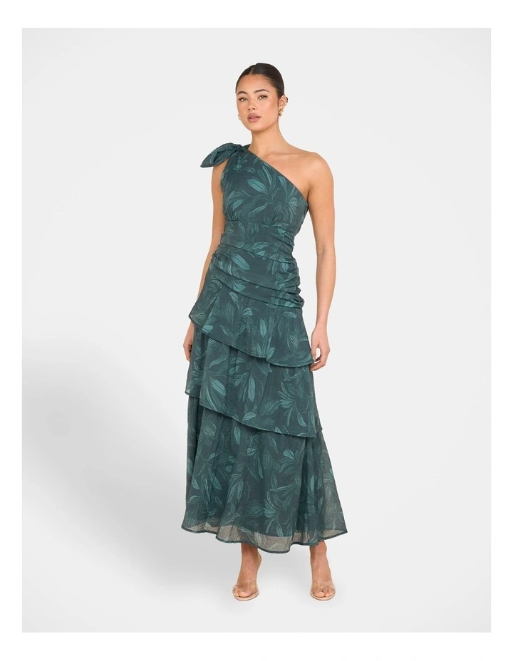 Whimsy Tiered Maxi Dress in Print image 1