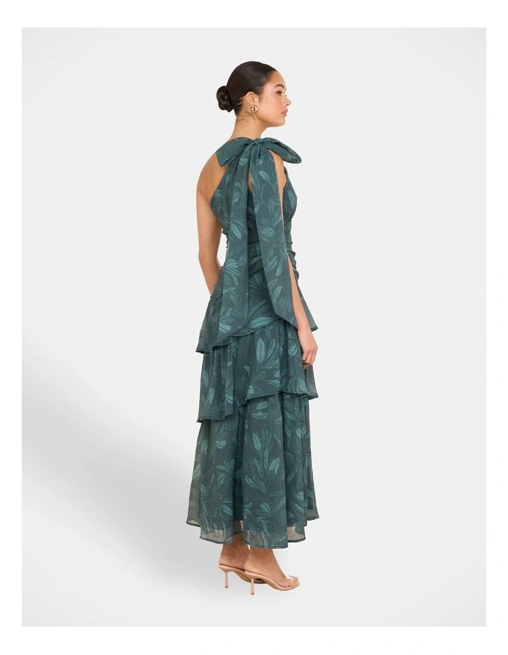 Whimsy Tiered Maxi Dress in Print image 2