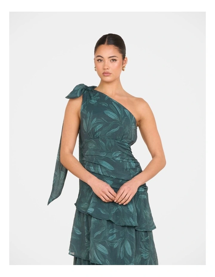 Whimsy Tiered Maxi Dress in Print image 5