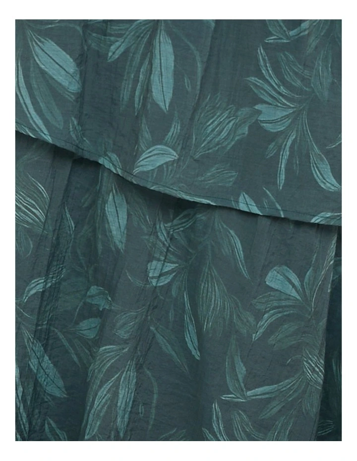 Whimsy Tiered Maxi Dress in Print image 6