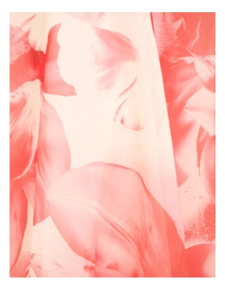 Quartz One Shoulder Maxi Dress in Red image 6