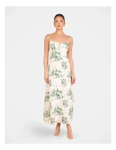 Talya Strappy Maxi Dress in Muti