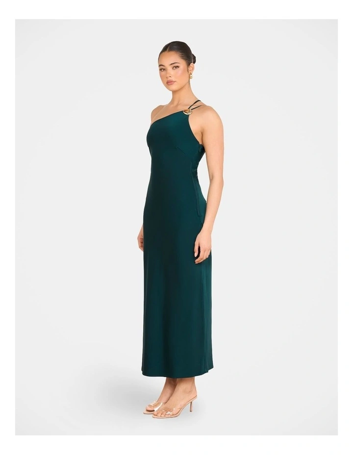 Aisha One Shoulder Maxi Dress in Blue image 3