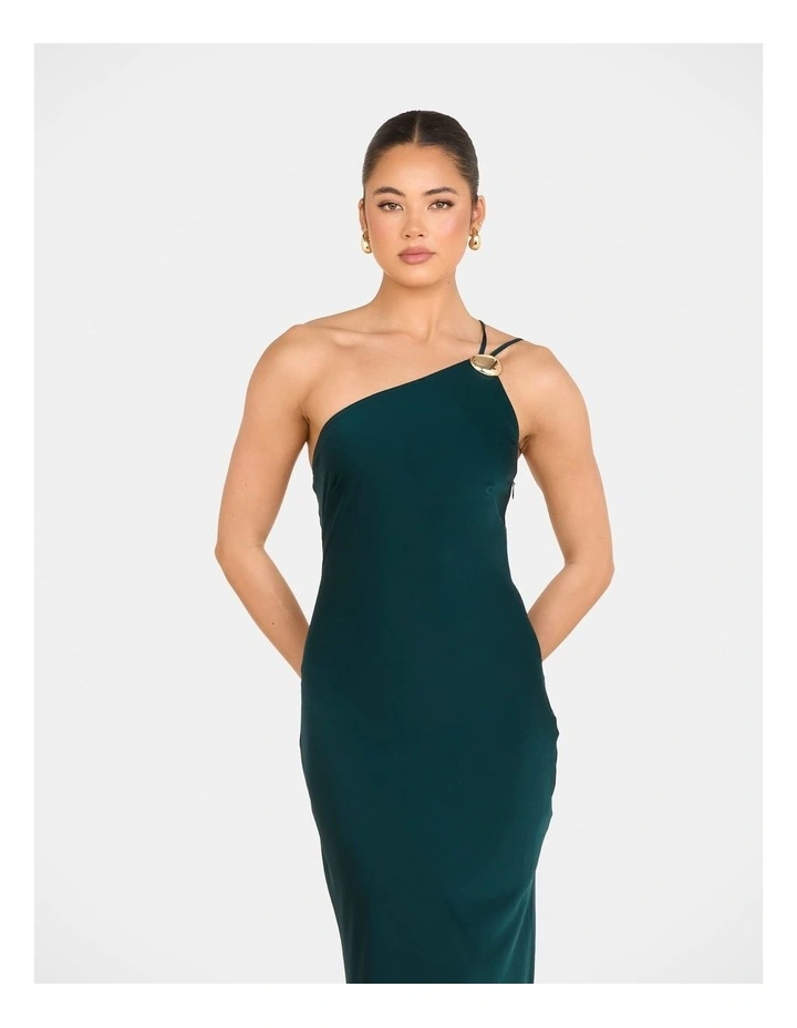 Aisha One Shoulder Maxi Dress in Blue image 5