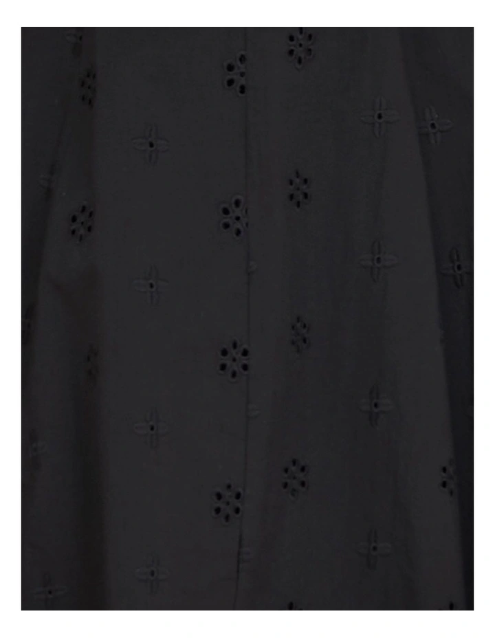 Qianna Broderie Anglaise Dress in Black image 6