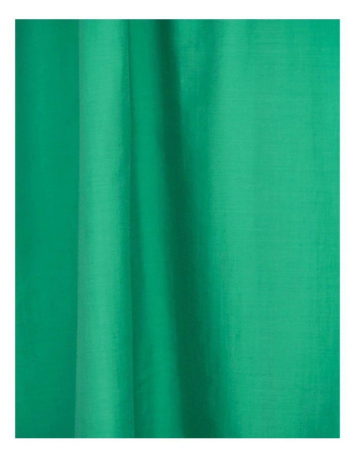 Gemma Puff Sleeve Midi Dress in Green image 6