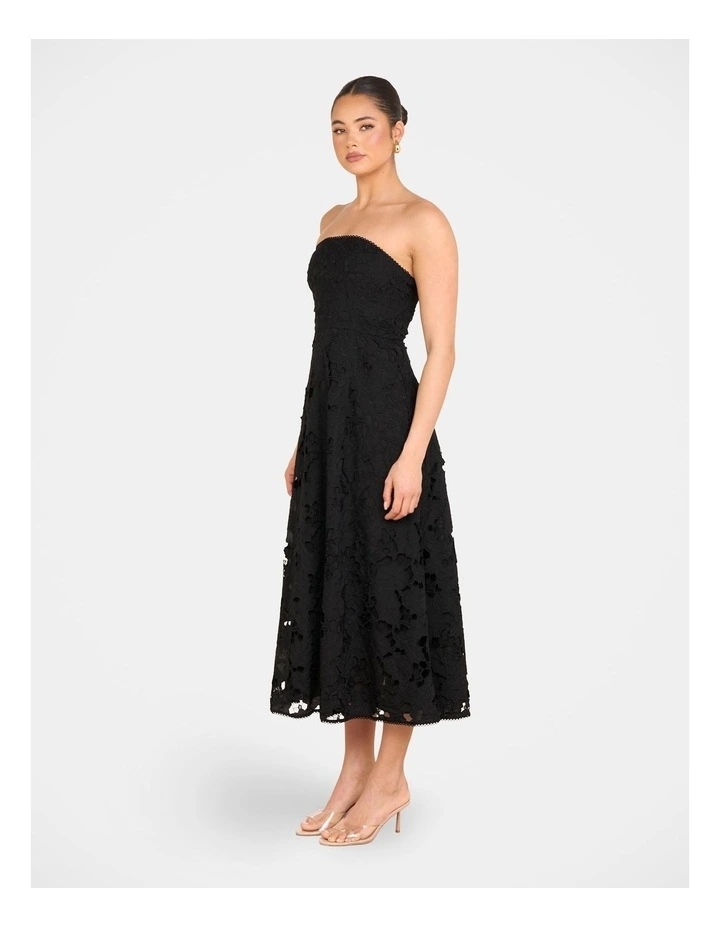 Nellie Strapless Midi Dress image 3
