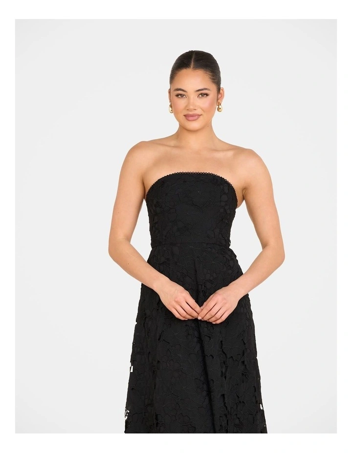 Nellie Strapless Midi Dress image 4