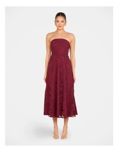 Nellie Strapless Midi Dress