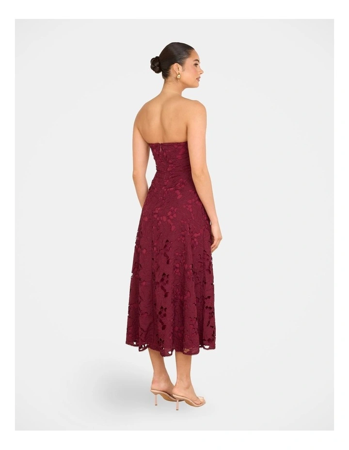 Nellie Strapless Midi Dress image 2