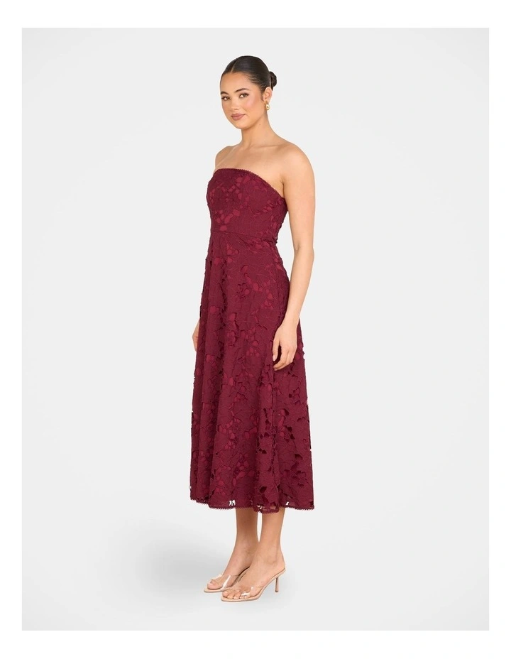 Nellie Strapless Midi Dress image 3