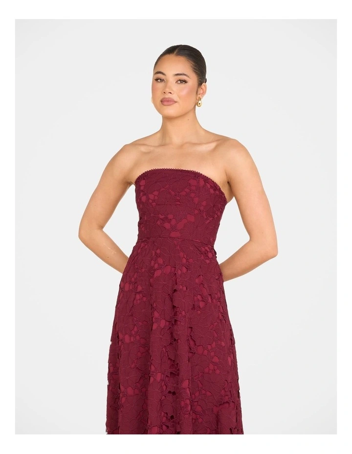 Nellie Strapless Midi Dress image 5
