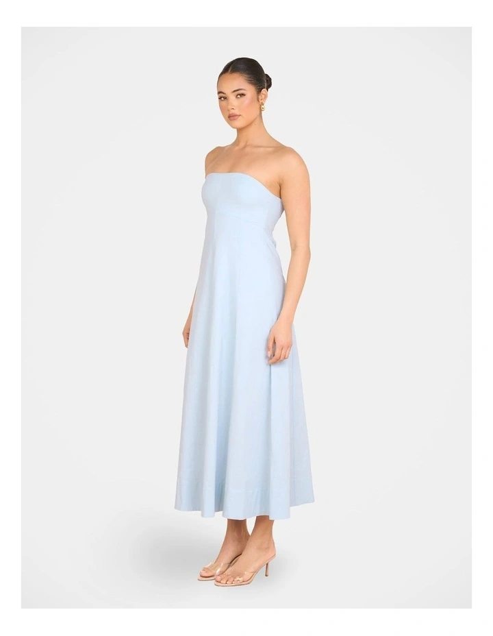 Rose Strapless Maxi Dress image 3