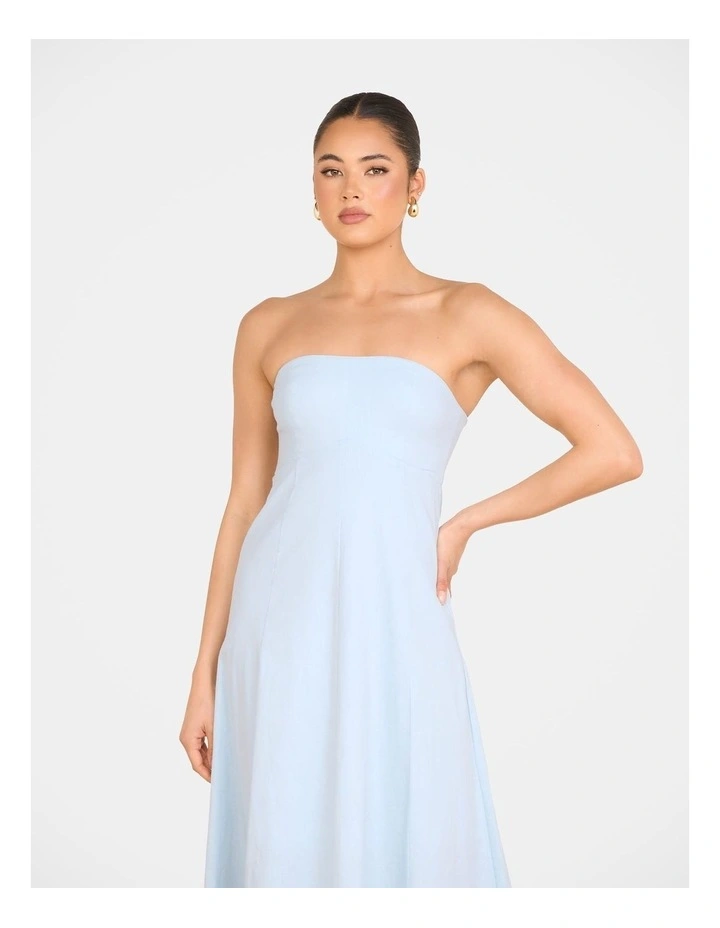 Rose Strapless Maxi Dress image 4