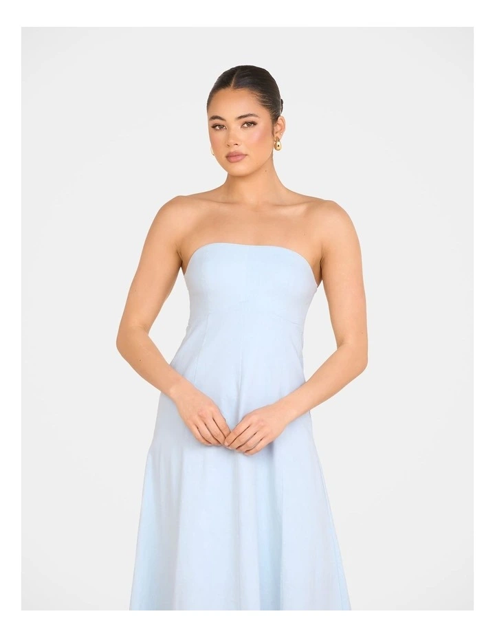 Rose Strapless Maxi Dress image 5