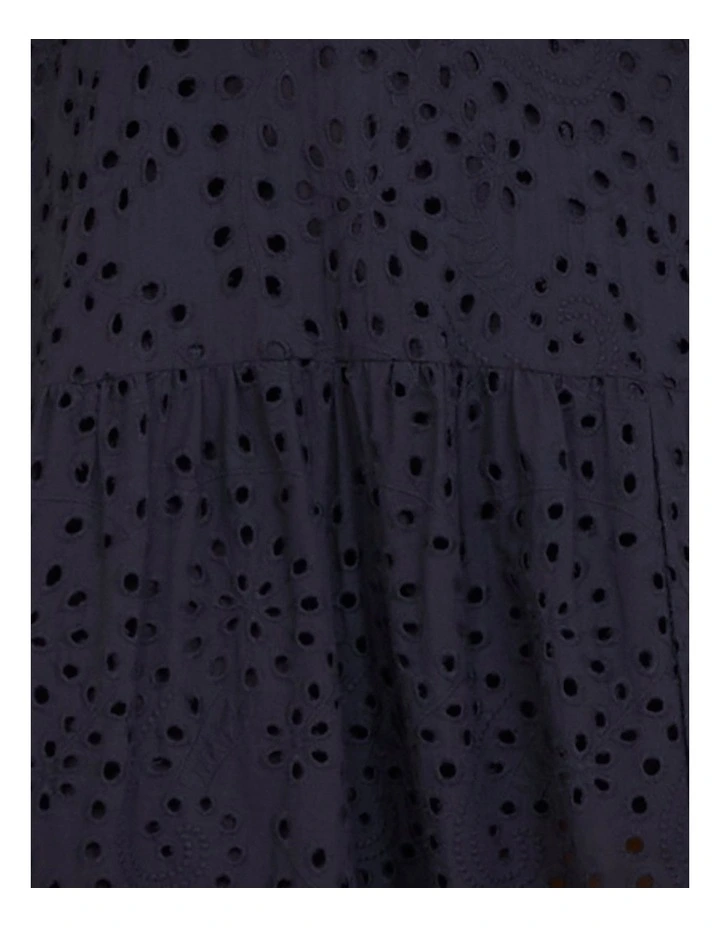 Laurie Short Sleeve Maxi Dress in Blue image 6