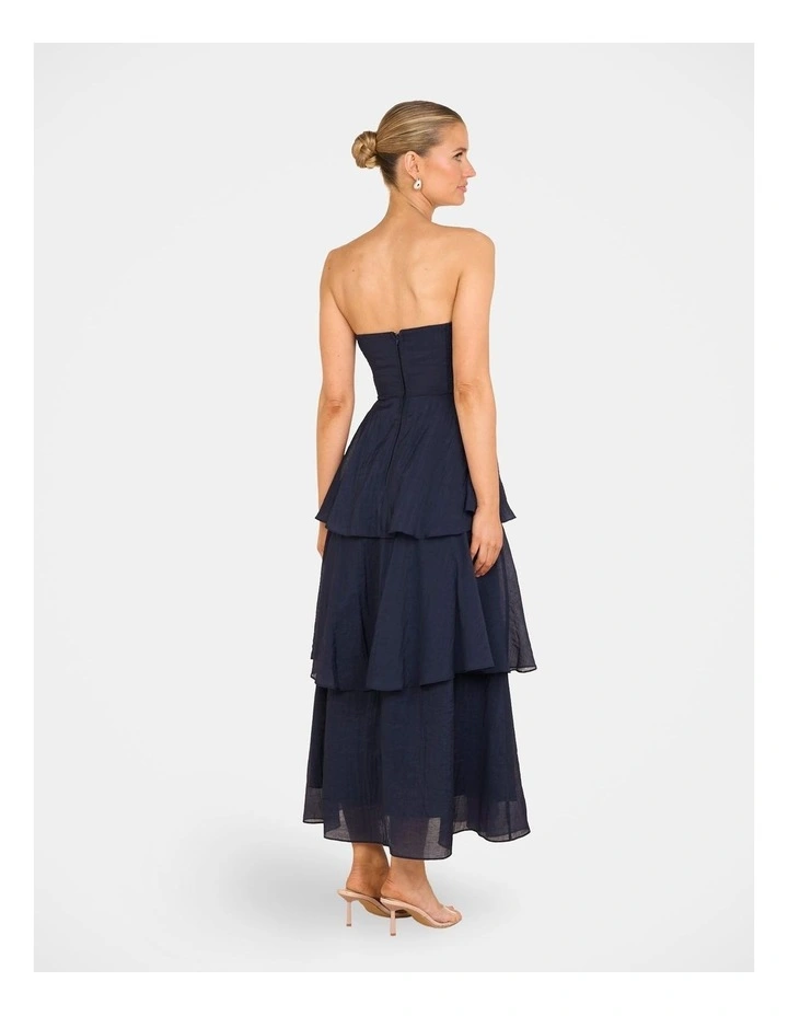 Ollie Tiered Maxi Dress in Blue image 2