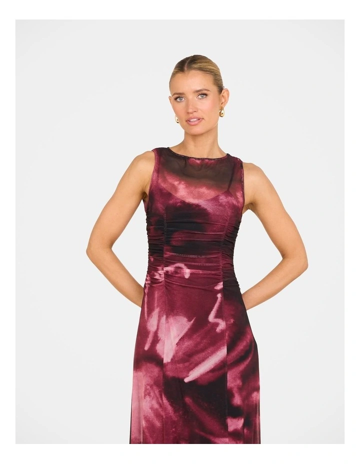 Malika Sheer Mesh Maxi Dress image 4