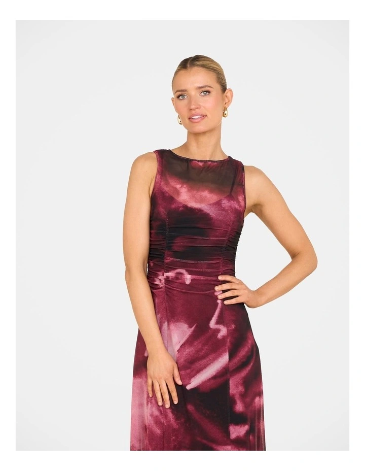 Malika Sheer Mesh Maxi Dress image 5