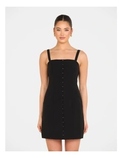 Luis Straight Neck Mini Dress
