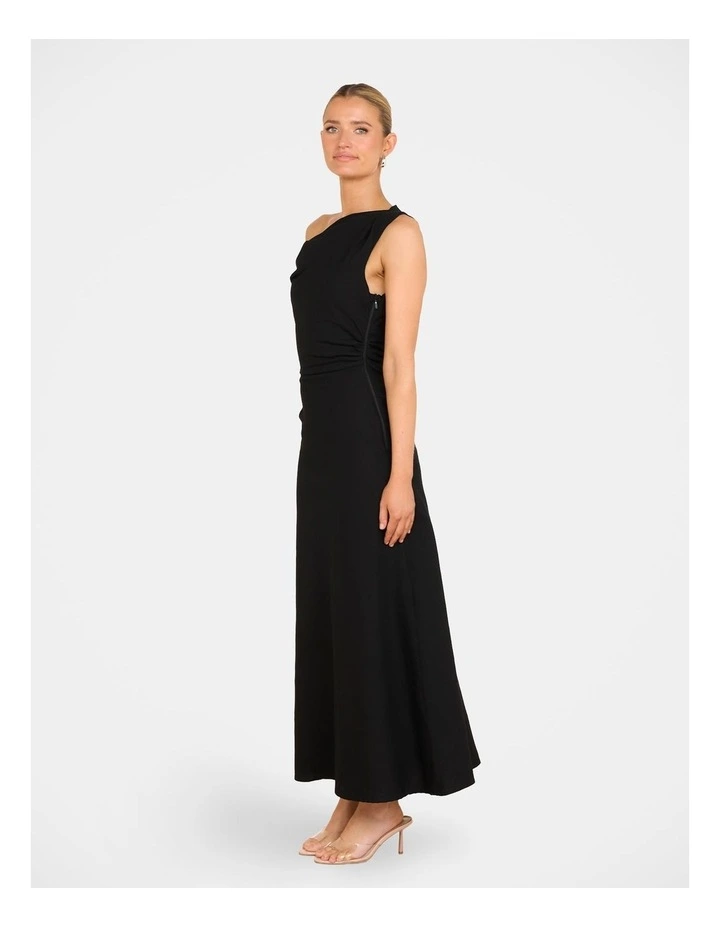 Patricia Off Shoulder Dress in Black image 3