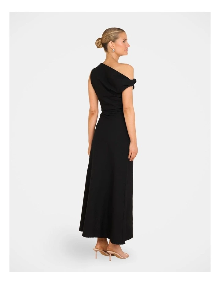Patricia Off Shoulder Dress in Black image 5