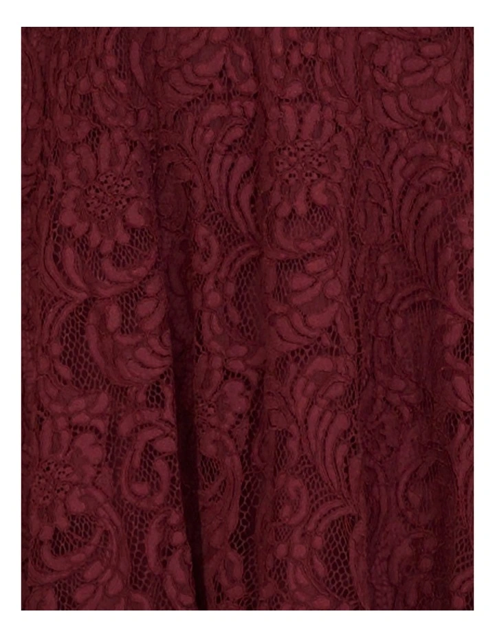 Darlene Sweetheart Mini Dress in Red image 6