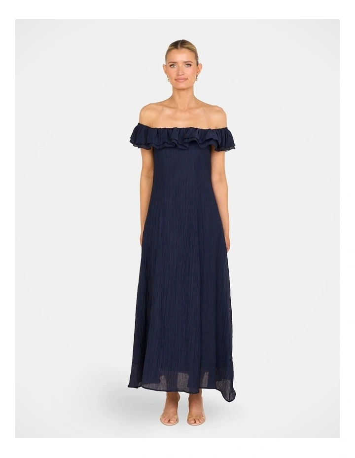 Jenna Ruffle Princess Maxi in Blue image 1