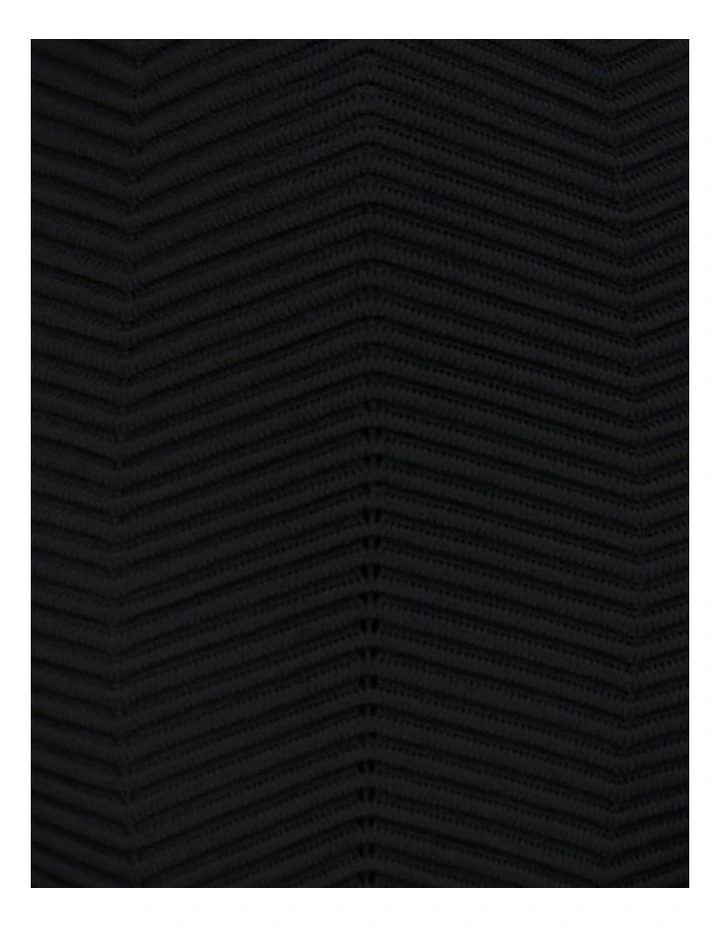 Qia Sleeveless Knit Maxi Dress in Black image 6