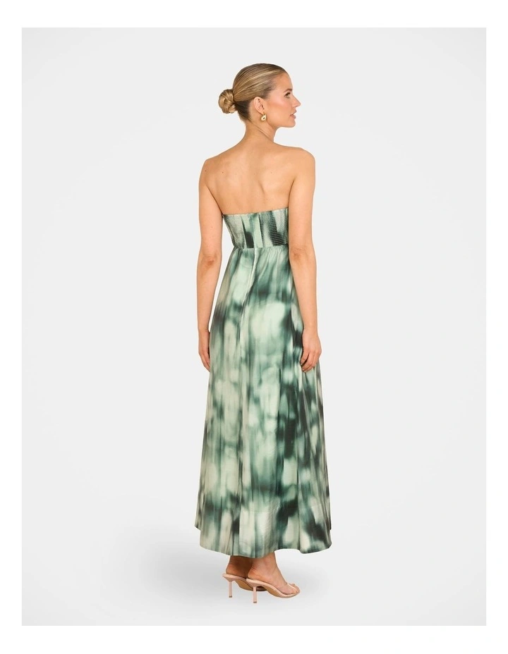 Zoela Strapless Maxi Dress in Multi image 2