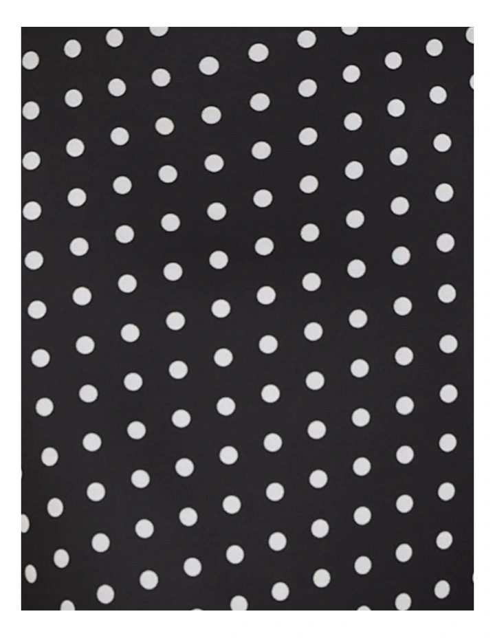 Oscar Dot Mesh Maxi Dress in Multi image 6