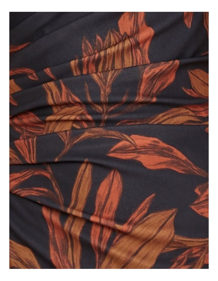 Zariyah One Shoulder Dress in Multi image 5