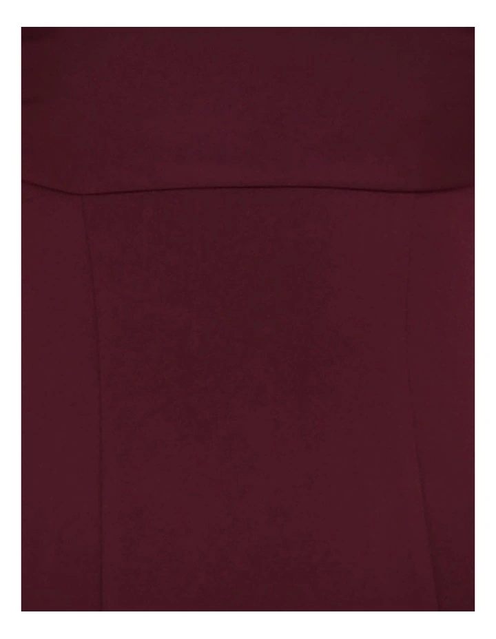 Drea Off Shoulder Column Gown in Purple image 6