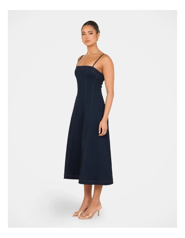 Quay Denim A-line Maxi Dress image 3