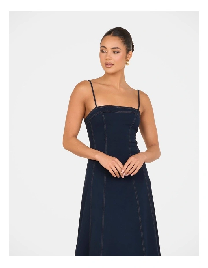 Quay Denim A-line Maxi Dress image 5