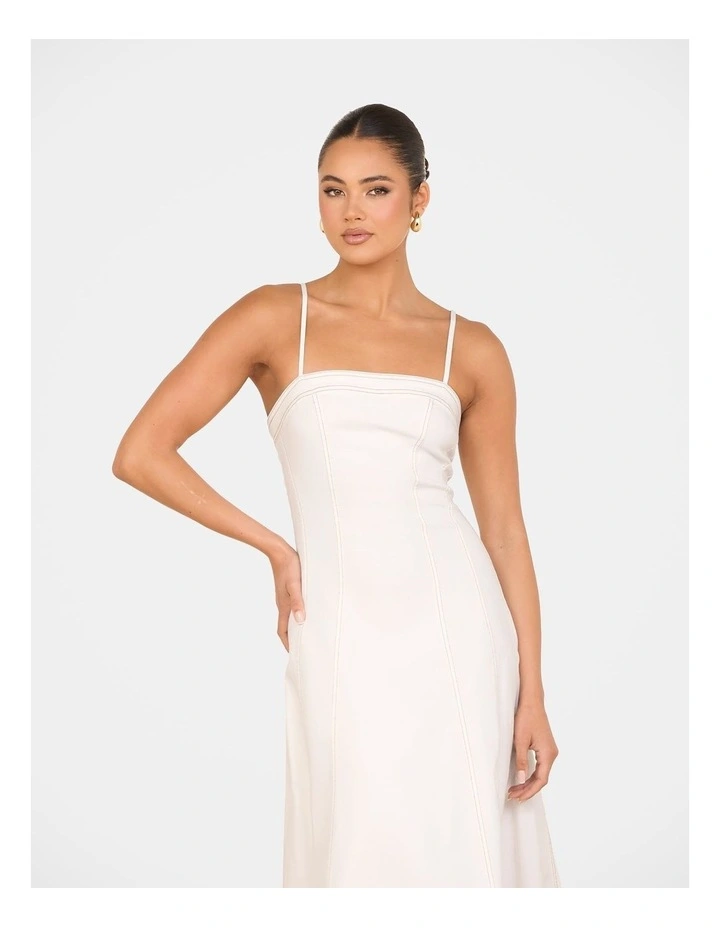 Quay Denim A-line Maxi Dress image 4