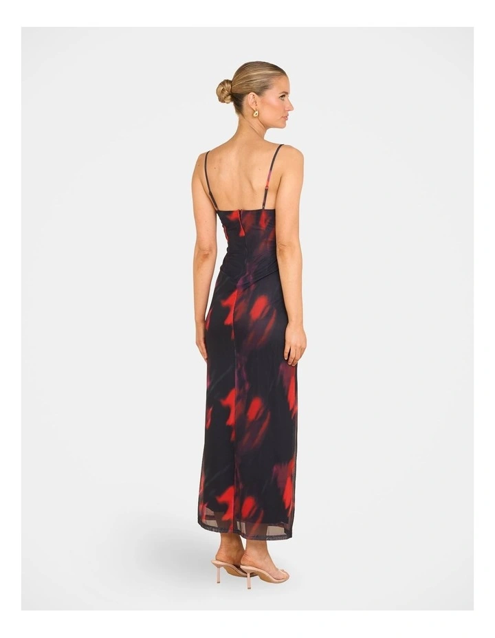 Alabama Cowl Neck Maxi Dress in Multi image 2
