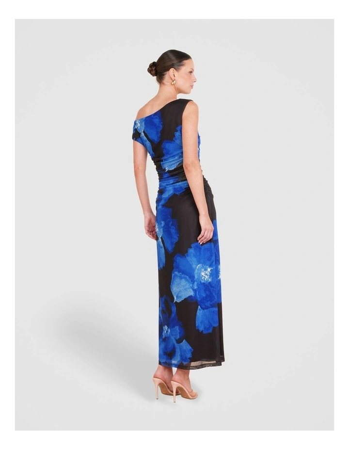 Kitson Off Shoulder Maxi Dress in Multi image 2