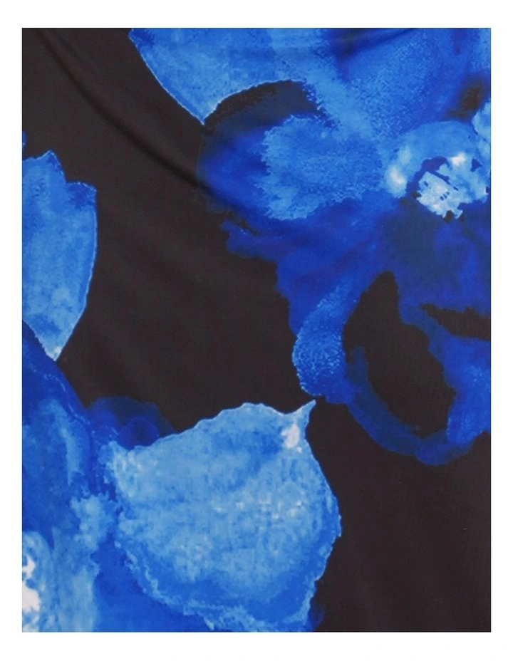 Kitson Off Shoulder Maxi Dress in Multi image 6