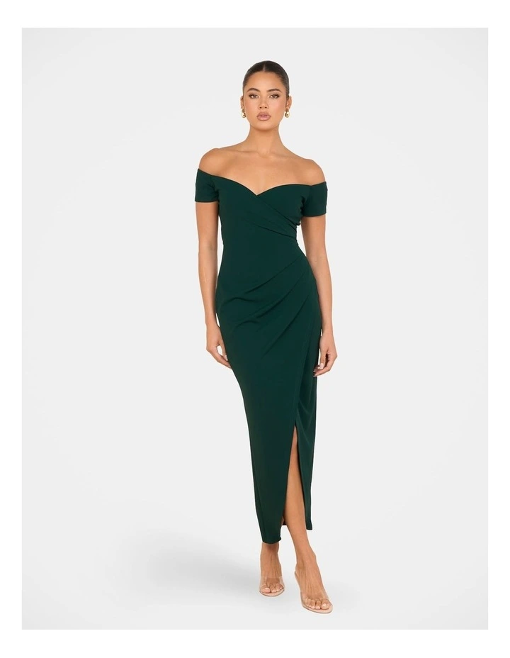 Jamie Off Shoulder Midi Dress image 1