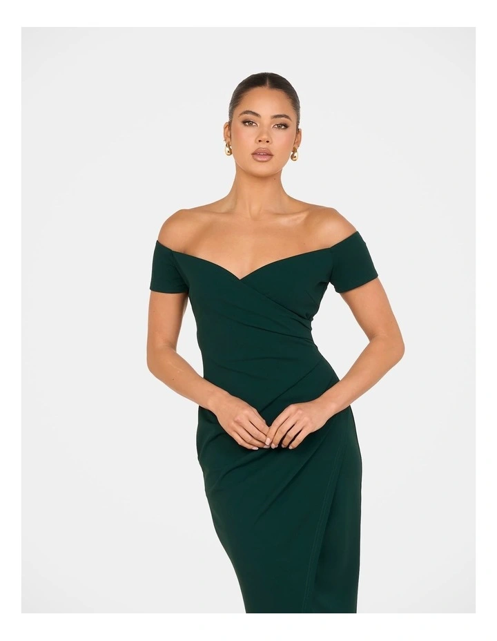 Jamie Off Shoulder Midi Dress image 5