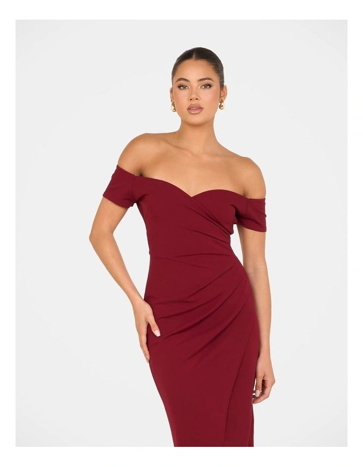 Jamie Off Shoulder Midi Dress image 4