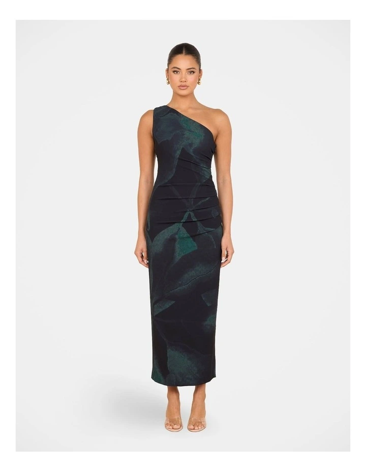 Darla One Shoulder Maxi Dress in Multi image 1