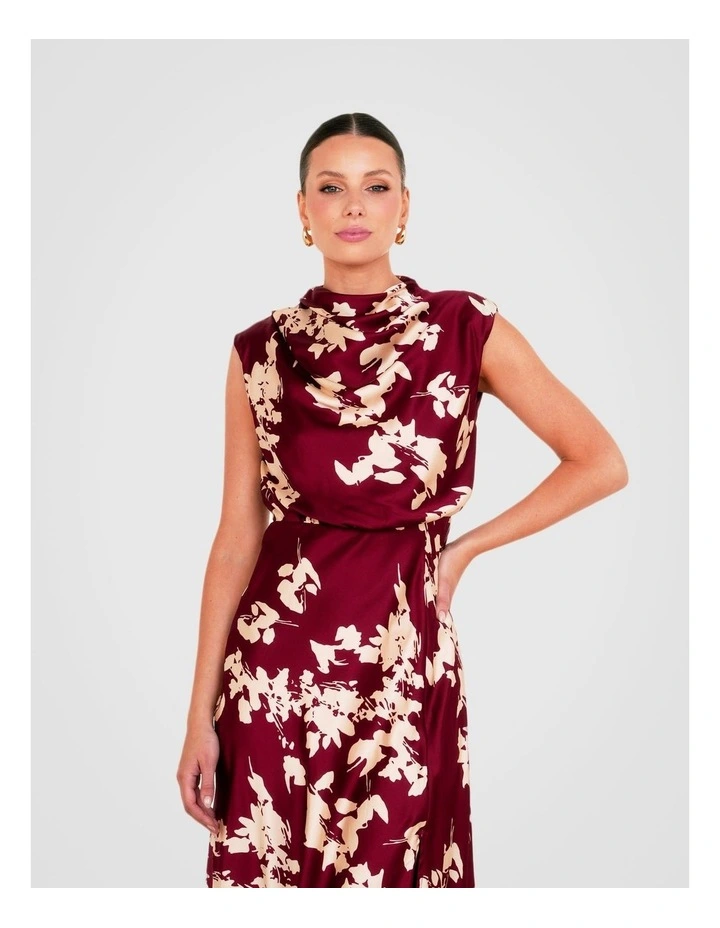 Aisha Cowl Neck Maxi Dress image 4