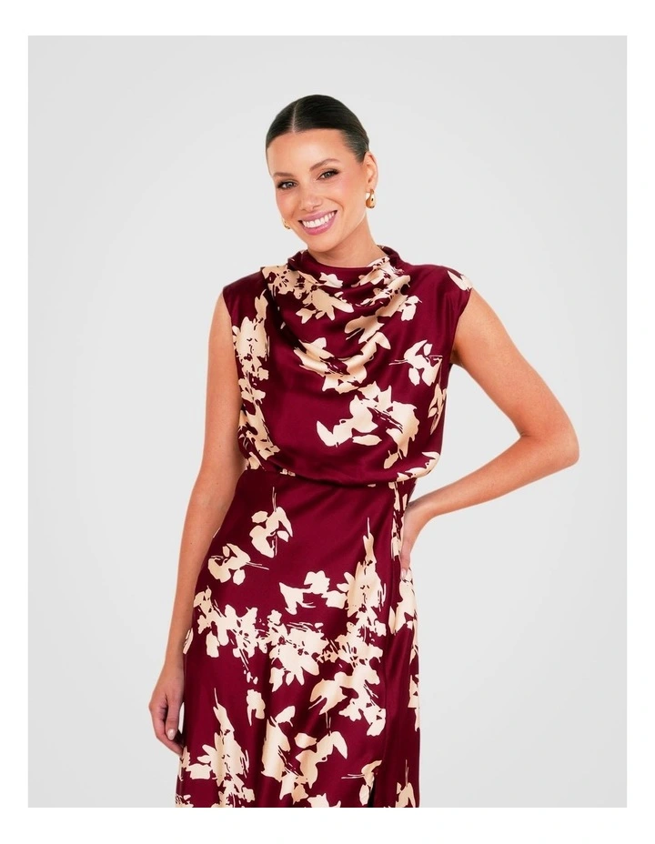 Aisha Cowl Neck Maxi Dress image 5